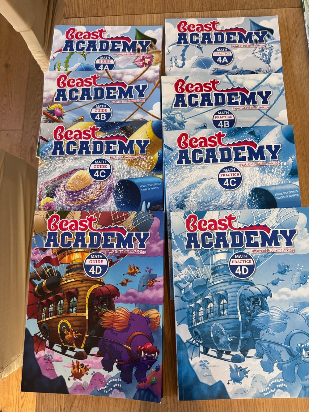 Beast Academy Math Guide + Practice Set. Grade 4